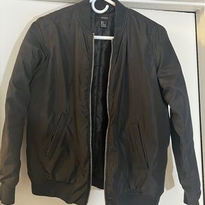 Forever 21 Bomber Jacket Black